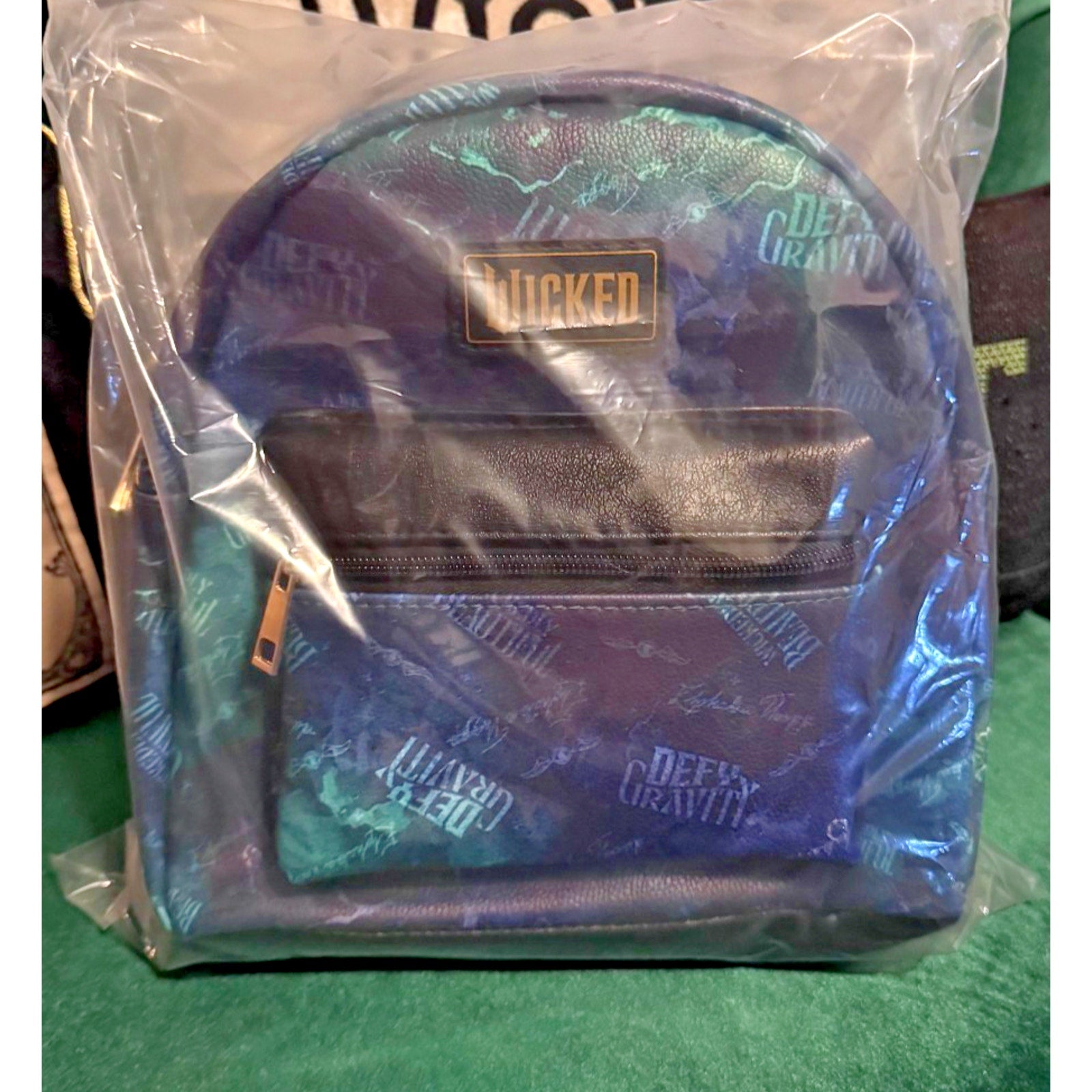 Bioworld Wicked Defy Gravity Elphaba Digital Print Mini Backpack NWT