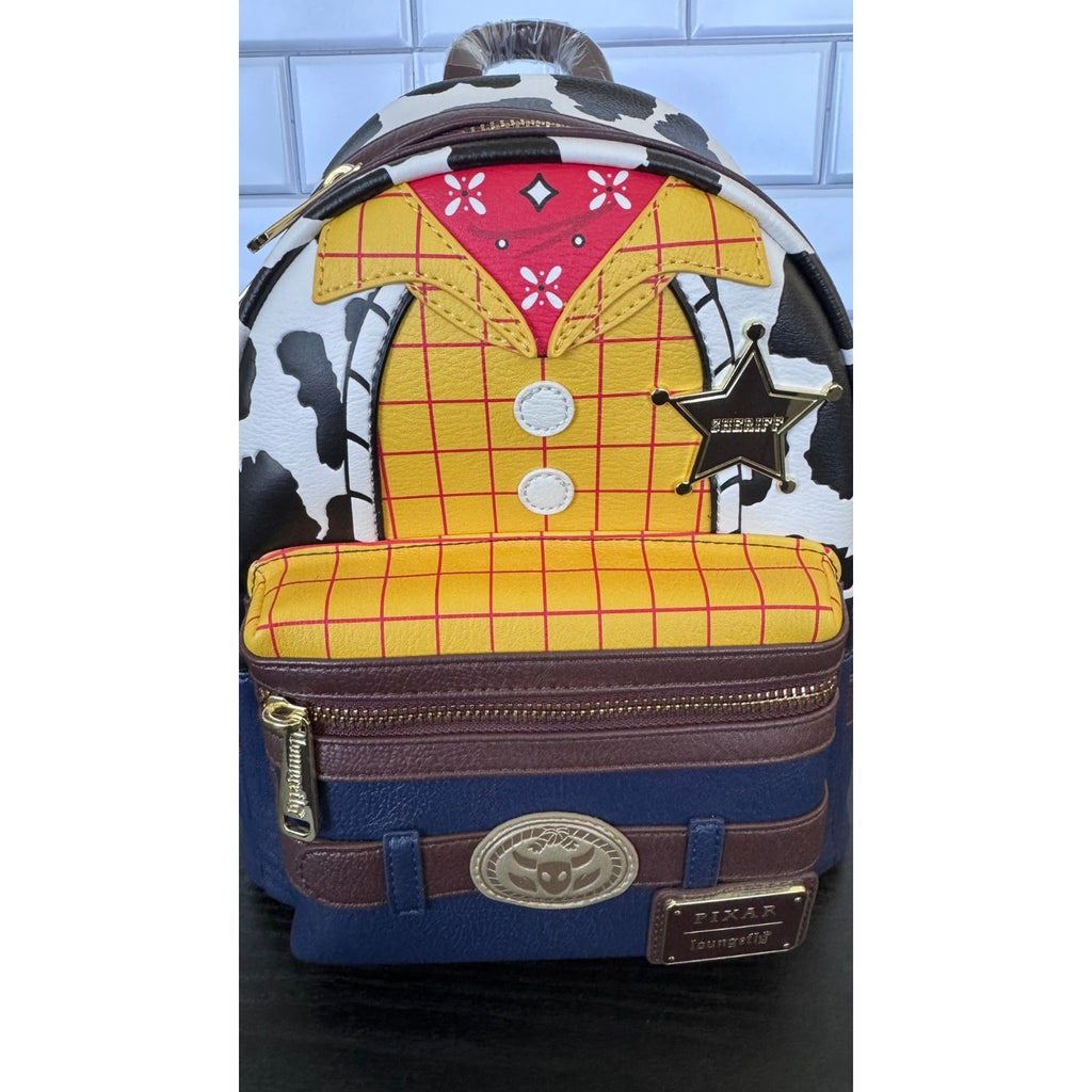 Disney x Loungefly Pixar Toy Story Sheriff Woody Toy Story Mini Backpack NWT