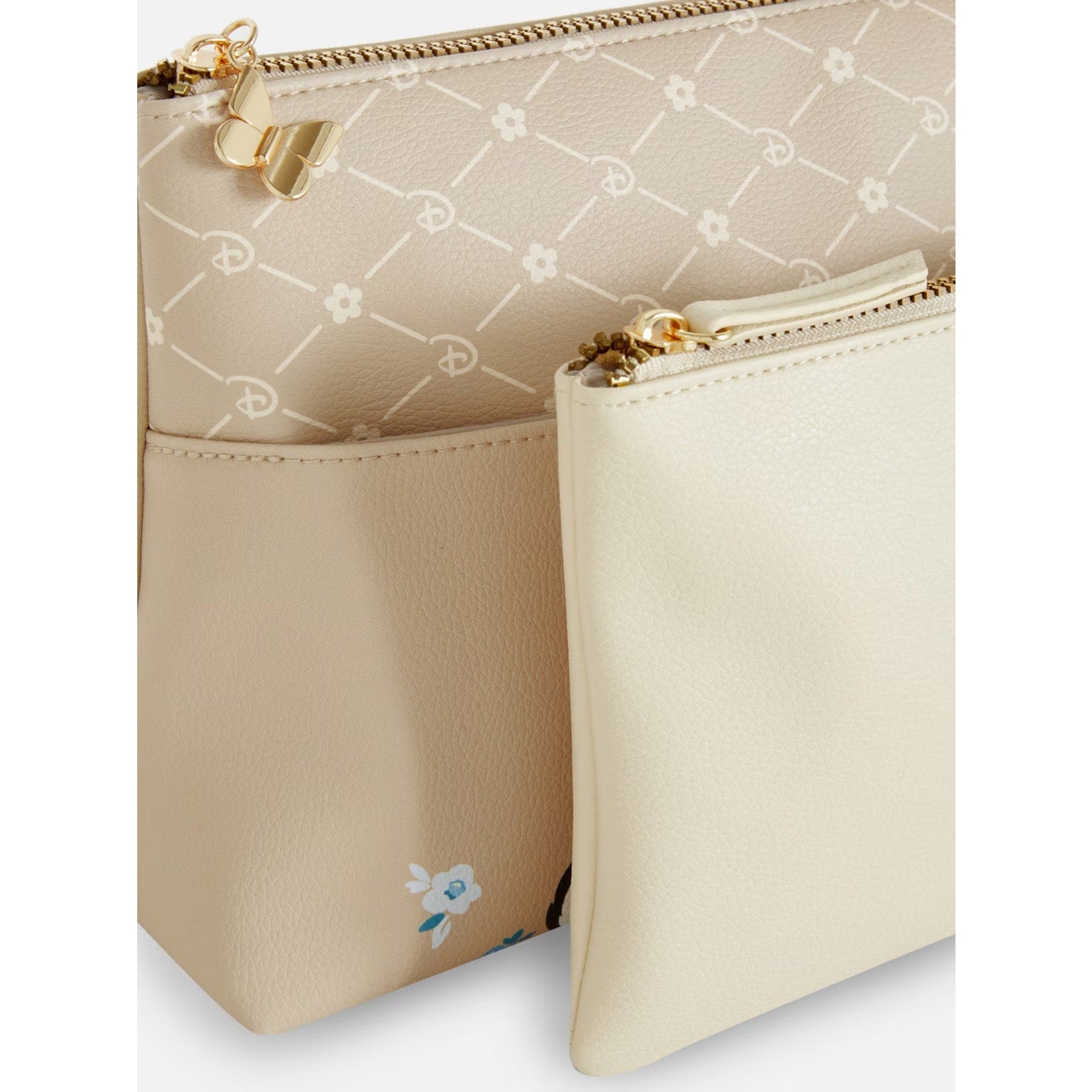 Disney x Primark Bambi 2-in-1 Wash Bag Set Make-up Cosmetic Pouch NWT
