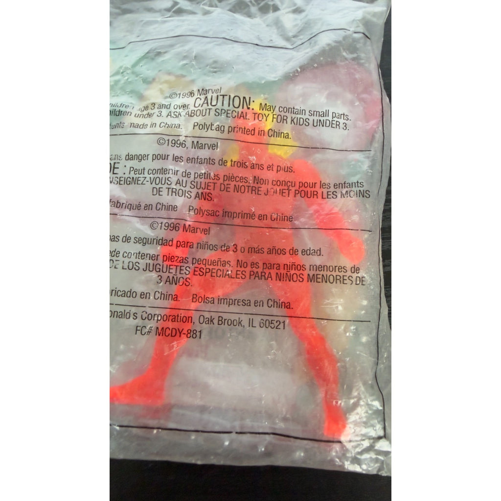 Vintage 1996 McDonald's Happy Meal Toy - Marvel Super Heroes: Human Torch