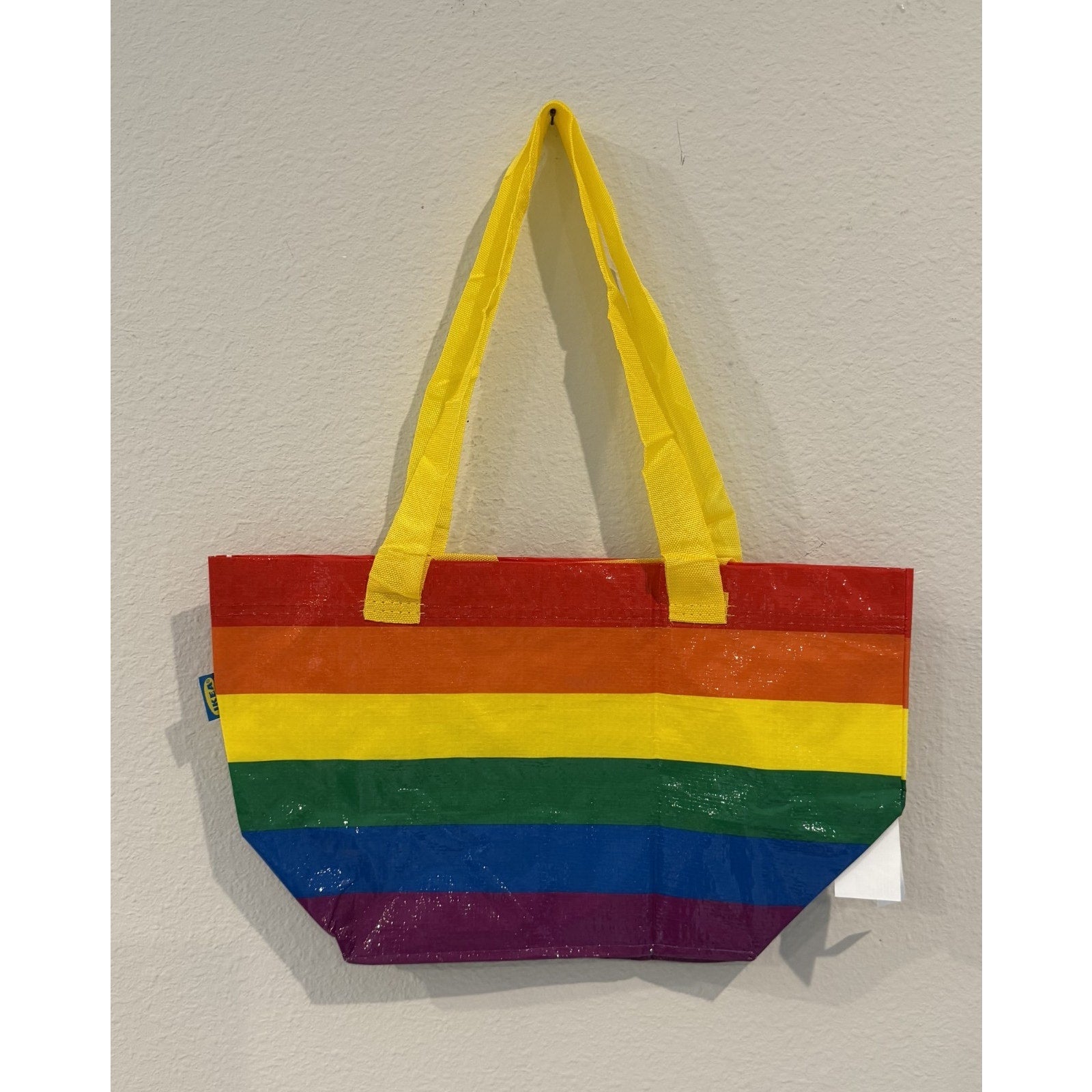 IKEA STORSTOMMA Rainbow Tote Bag - Small/Medium NEW