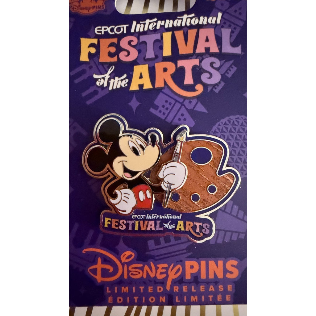 Disney Parks 2024 Epcot Festival of the Arts MICKEY MOUSE Artist Pin LR NEW