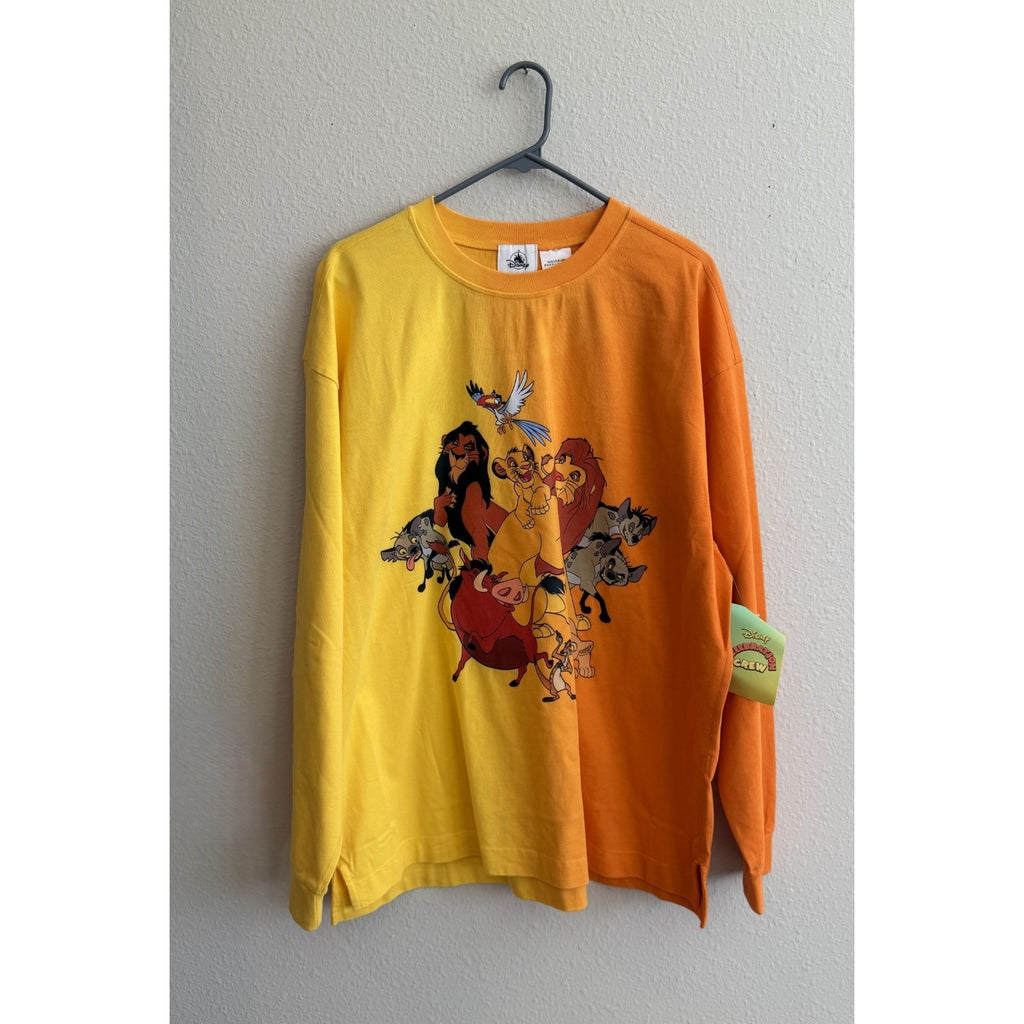 NEW Disney The Lion King Celebration Crew Sweatshirt - Adult Size Large