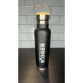 22 oz. Double Wall Stainless Steel Water Bottle - Sleek Black