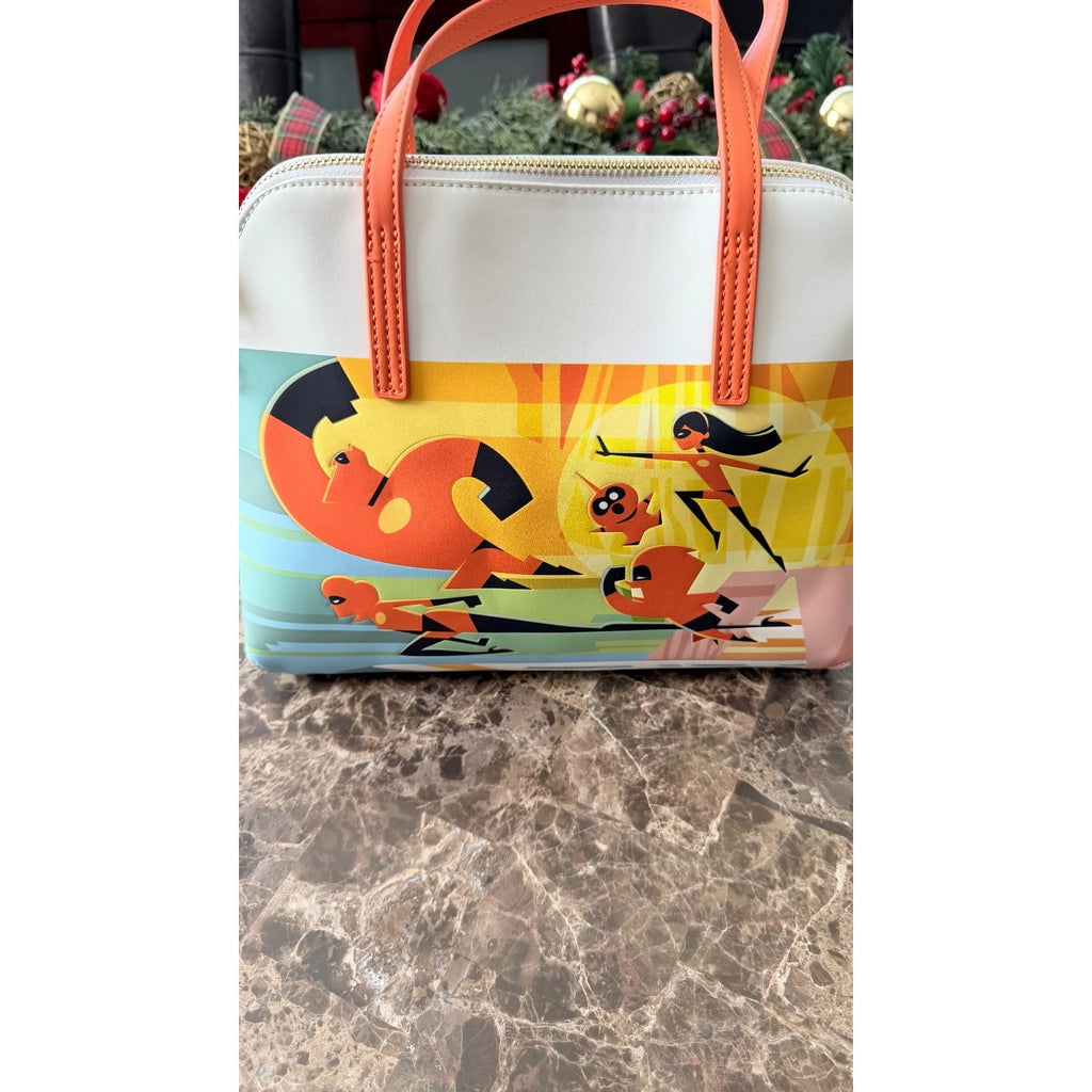 NEW Disney Contemporary Resort Loungefly Handbag - Mary Blair Monorail Design