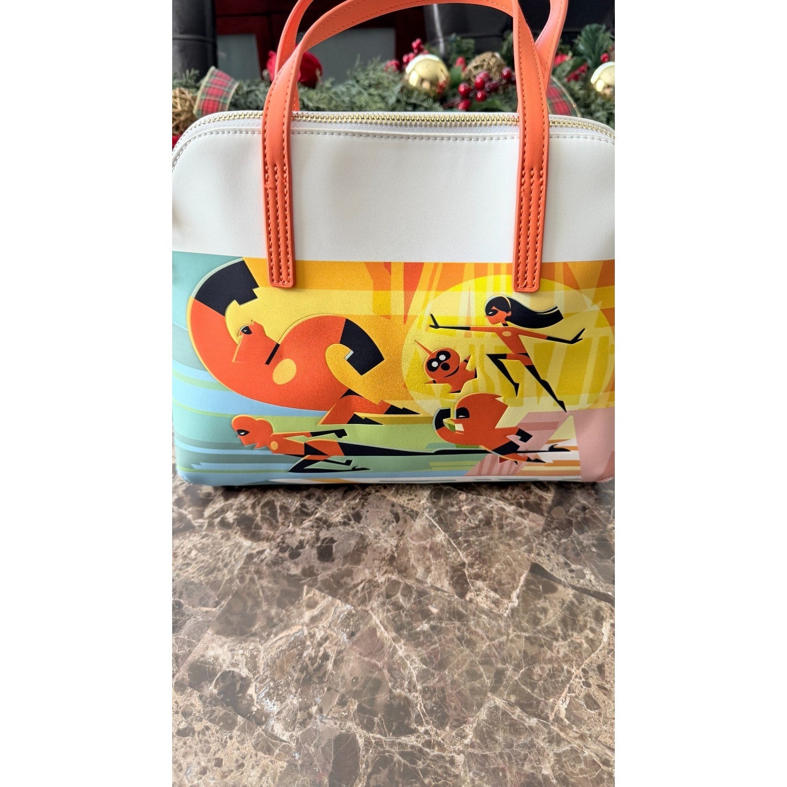 NEW Disney Contemporary Resort Loungefly Handbag - Mary Blair Monorail Design