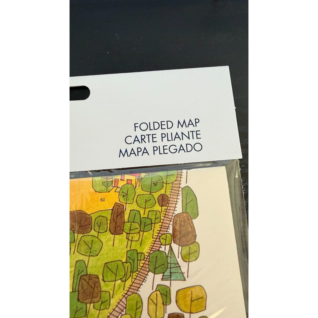 WDW 50th Anniversary Vault Series Magic Kingdom Folded Map - NWT 1971 Reprint