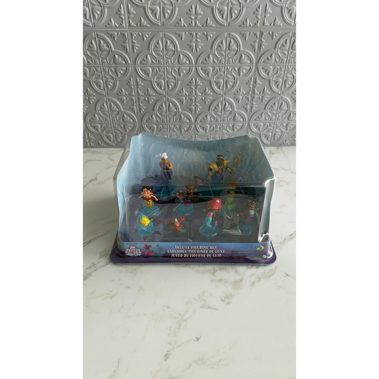 Disney Junior Ariel Deluxe Figurine Set 9 Piece Playset NIB