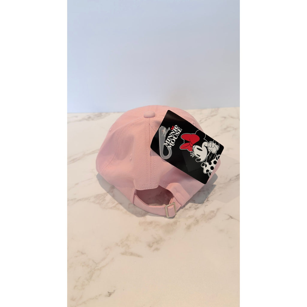 NEW Disney Minnie Mouse Pink Embroidered Adjustable Dad Hat