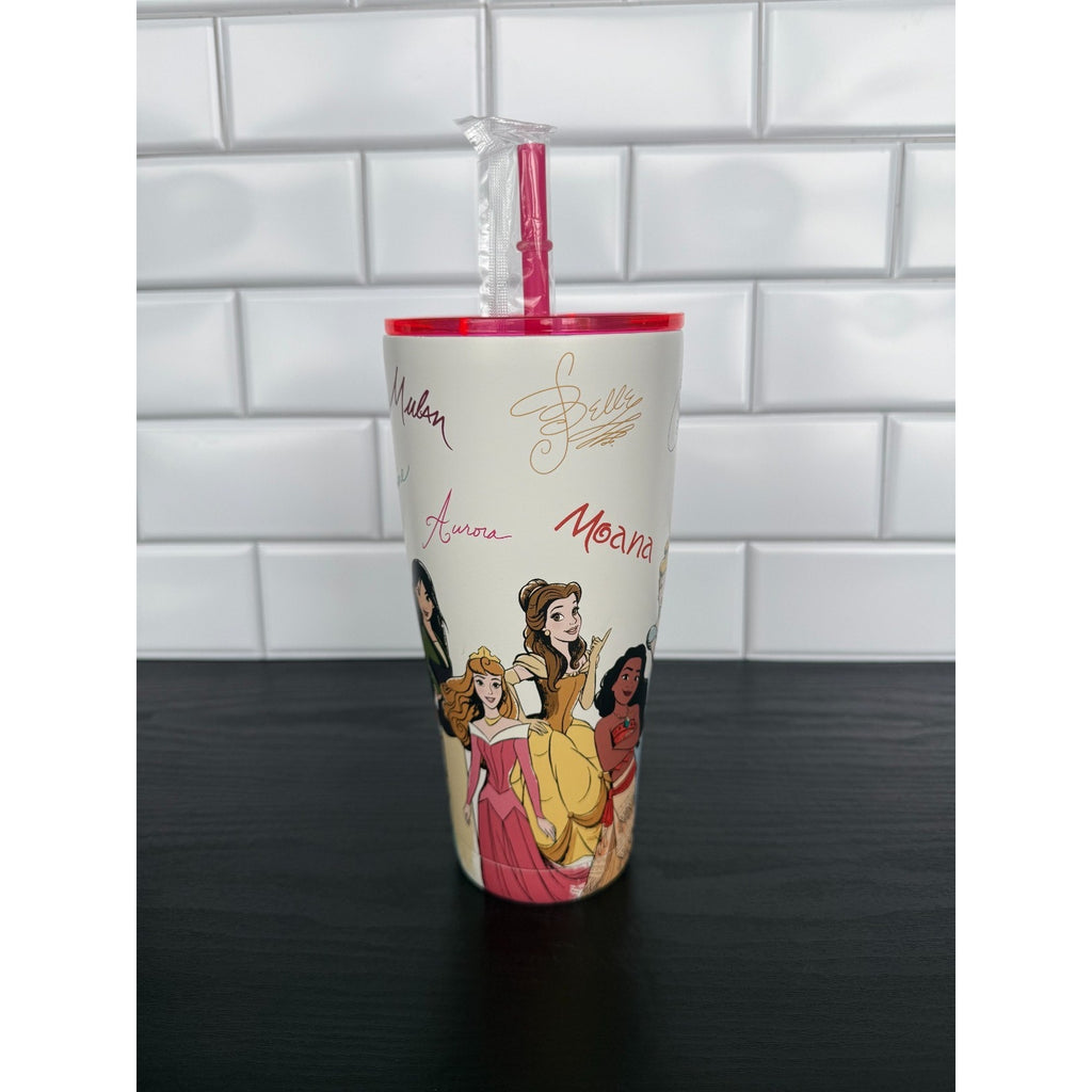 NEW Disney Princesses Signature 32oz Tumbler with Straw