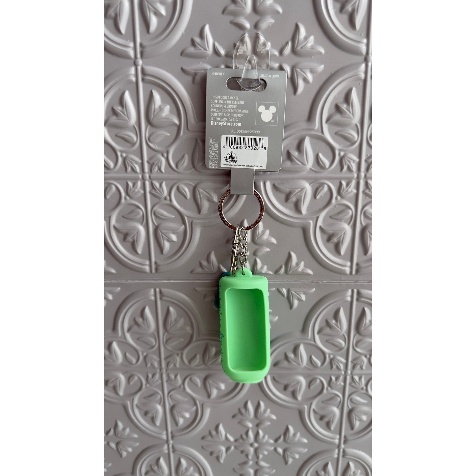 Disney Parks The Little Mermaid Ariel Hand Sanitizer Holder Clip Keychain NEW