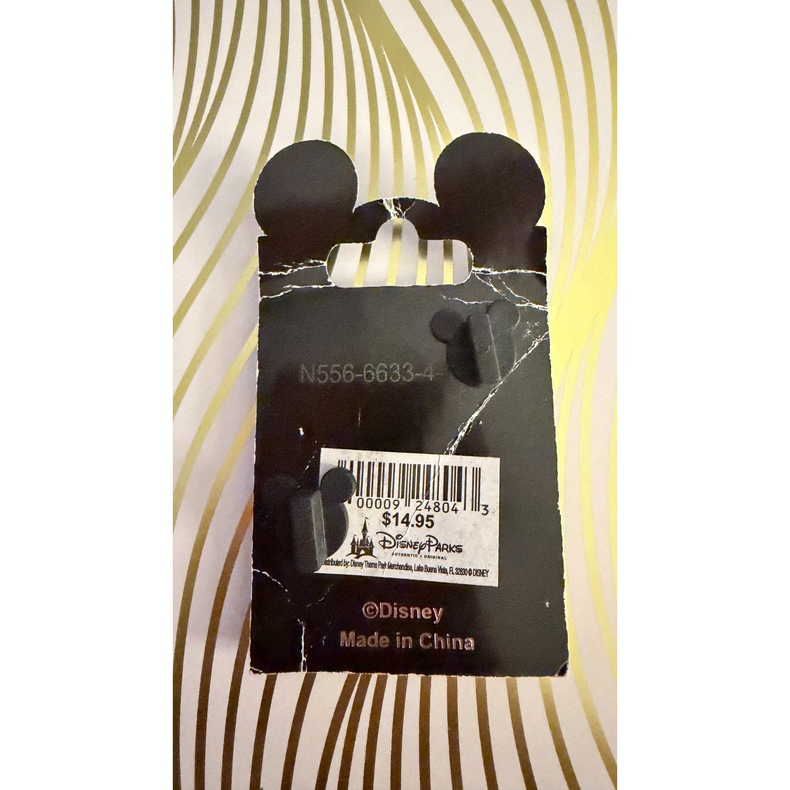 Disney Parks 2015 Disneyland Resort Bat's Day Mickey Spinner Pin Limited Edition