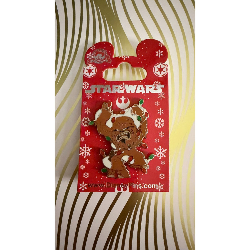 Disney Parks 2014 Star Wars Holiday CHEWBACCA Christmas Lights Pin #106915 NEW