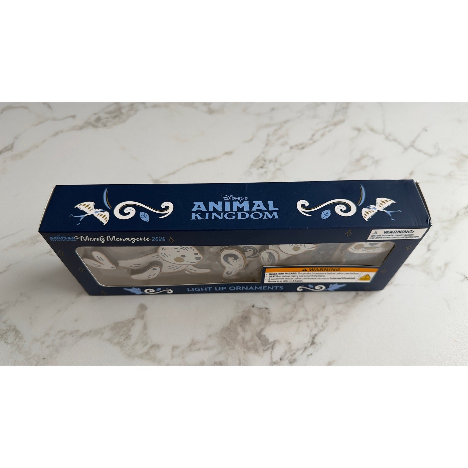 Disney Parks Animal Kingdom Merry Menagerie 2025 Light-Up Ornaments Set NEW