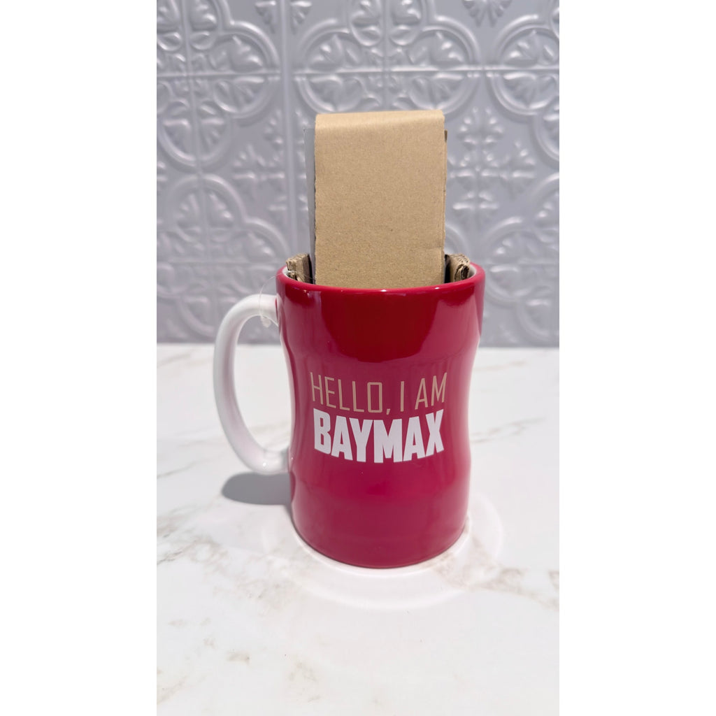 Disney Big Hero 6 Baymax Coffee Mug with Mochi Ceramic Spoon Set NEW