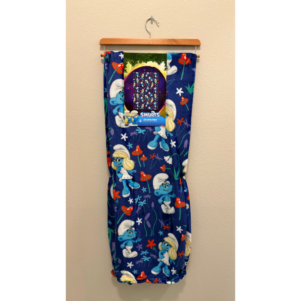 The Smurfs Silk Touch Throw Blanket – 50" x 70" – NWT