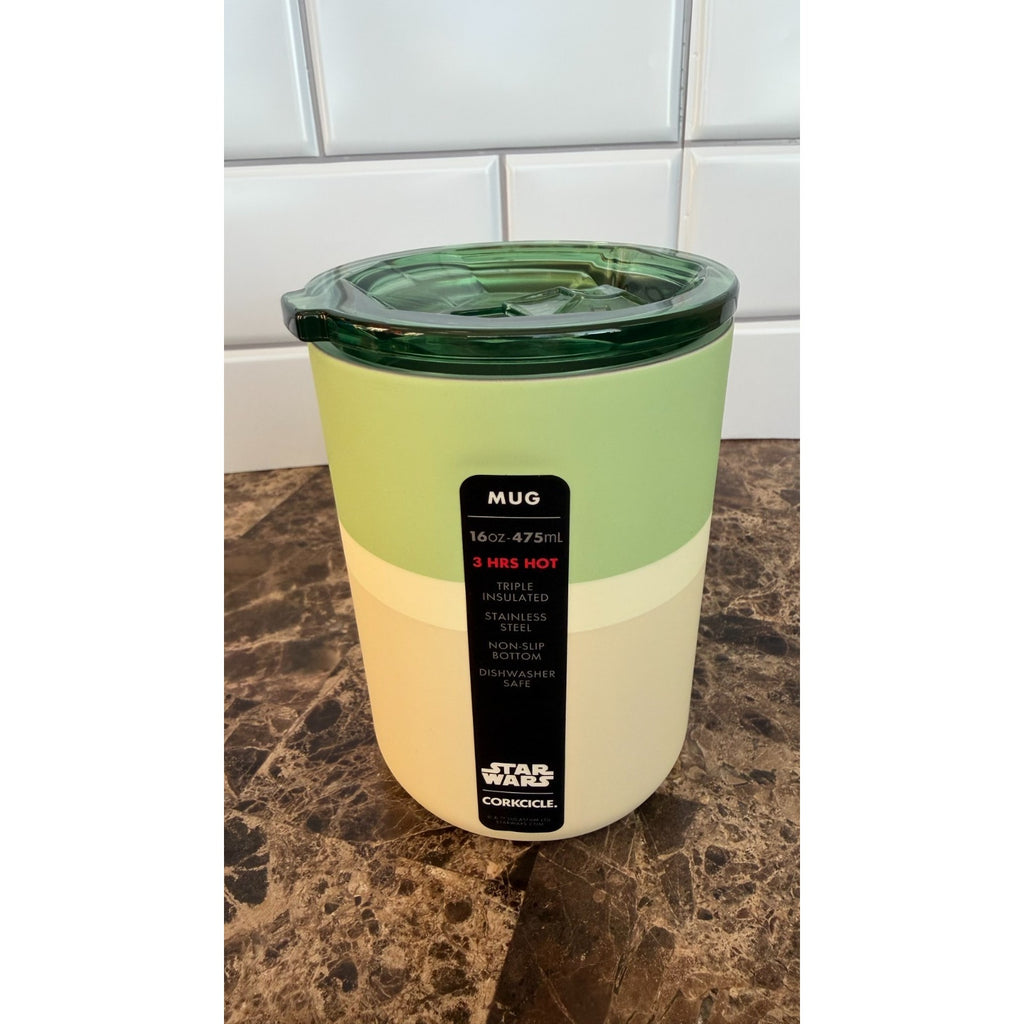 NEW Grogu Stainless Steel Mug by Corkcicle – Star Wars: The Mandalorian - 16oz