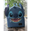 Disney Parks Lilo & Stitch "Stitch Face" Blue Mini Backpack - New