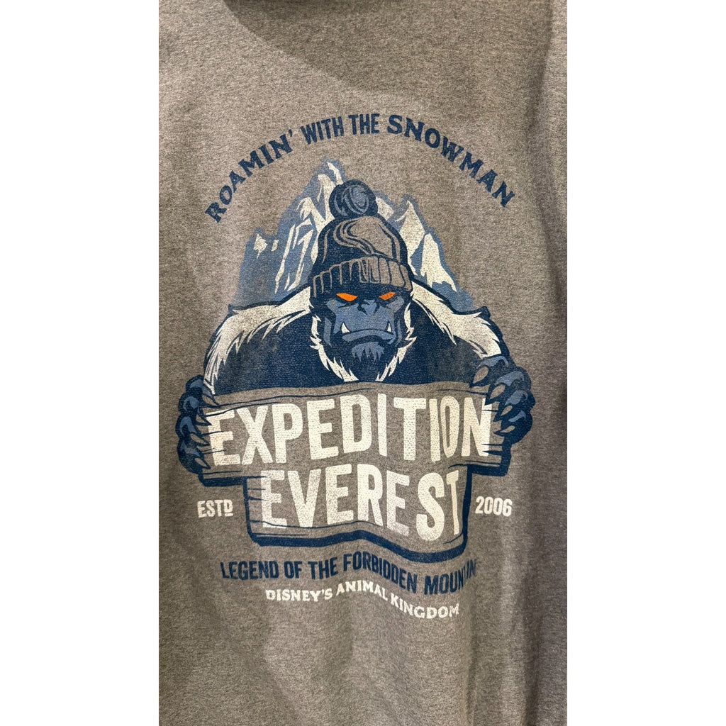 NWT Disney Parks Expedition Everest Yeti Zipper Hoodie Adult Large