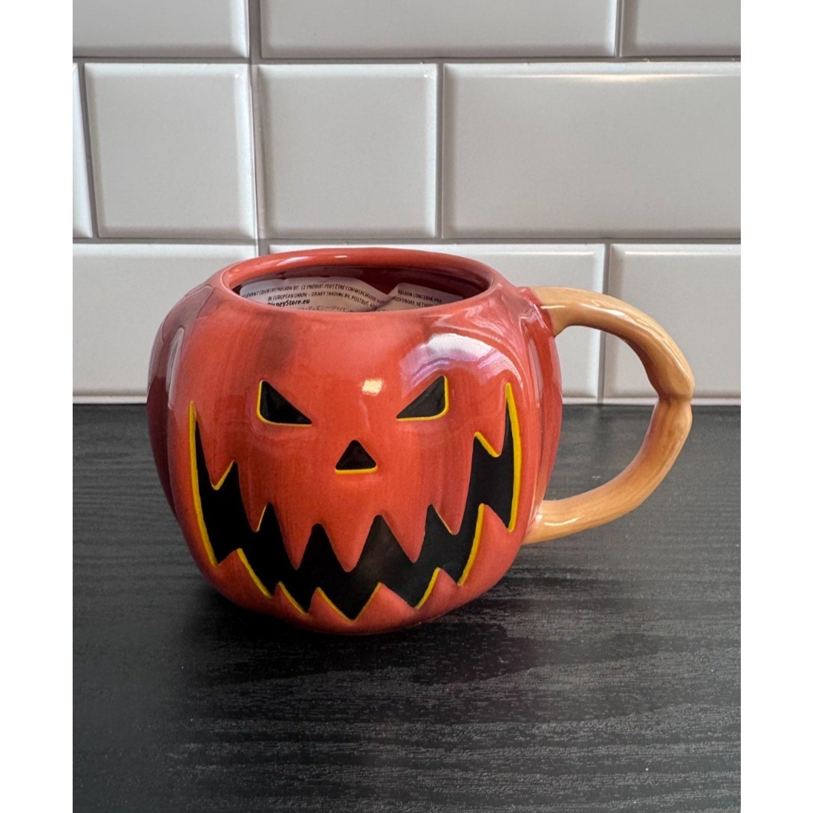 Disney Parks The Pumpkin King! Jack Skellington Sculpted 22oz Mug NEW