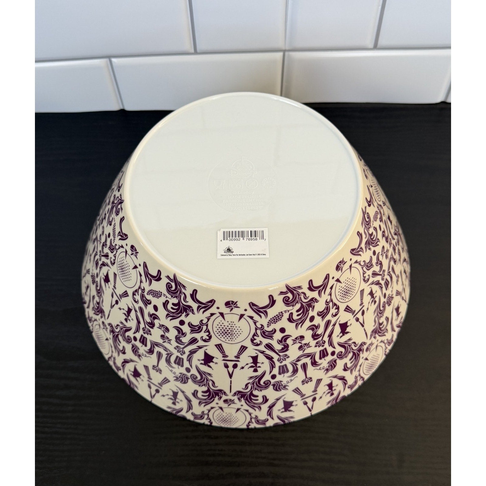 NEW Disney Parks Epcot Food & Wine 2025 Purple Serving Bowl Chef Remy