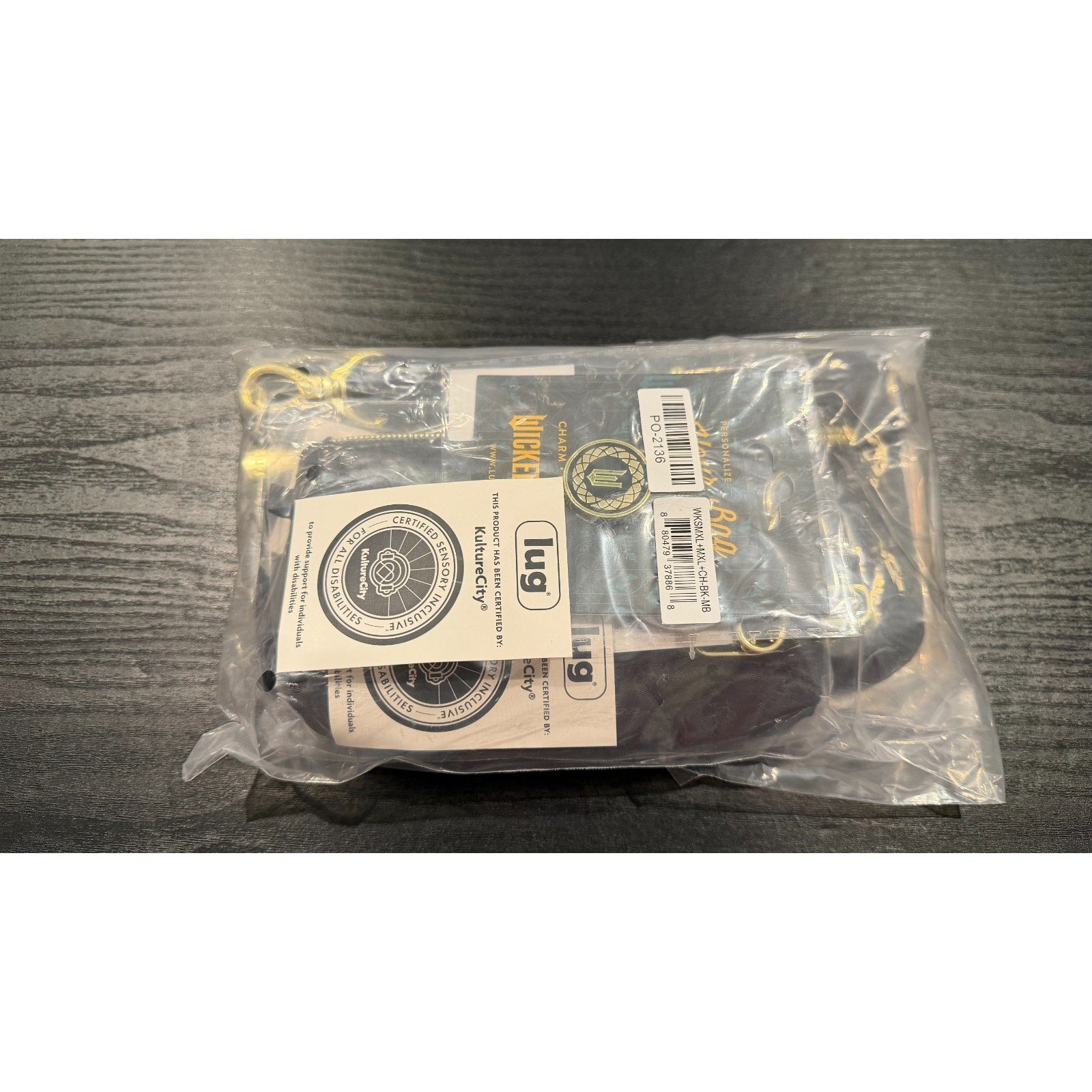 NEW Wicked x Lug Super Metro XL & Metro XL Pouch Bundle with Charm - Black