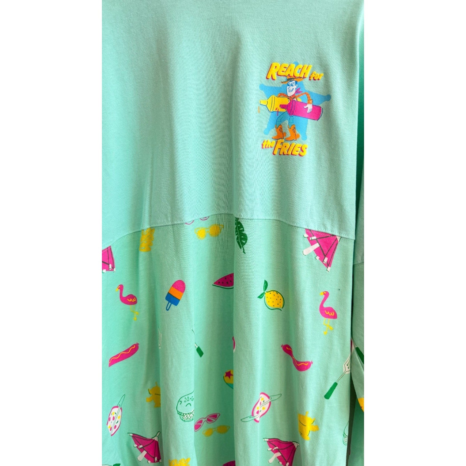 NWT Disney Parks x Spirit Jersey Toy Story "Chillin Grillin" Adults Large