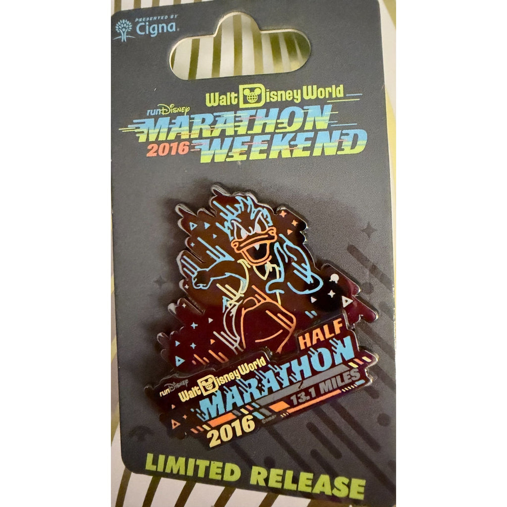 Disney Parks runDisney 2016 Marathon Weekend Donald Duck Half Marathon Pin