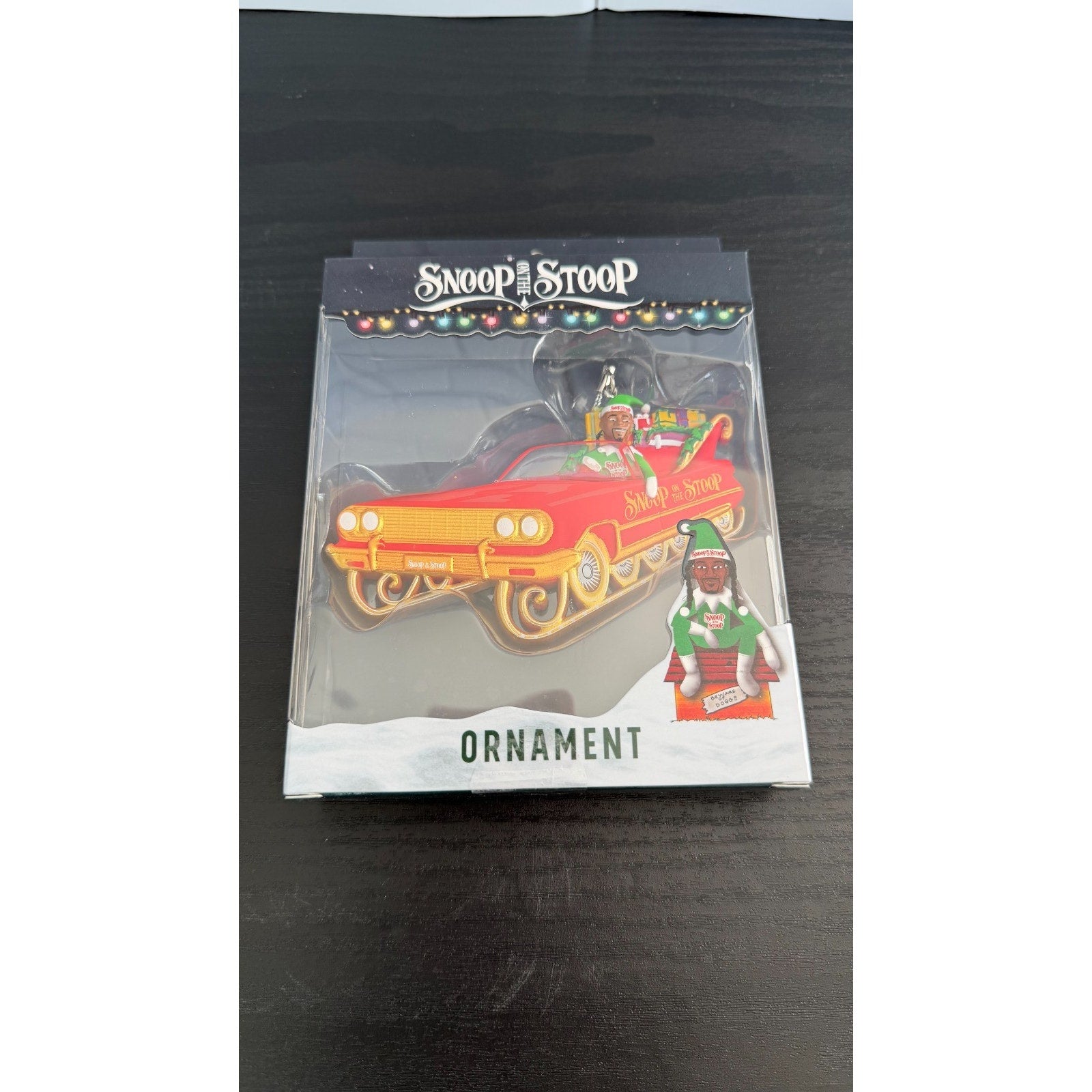 NEW Snoop Dogg "Snoop on The Stoop" Car Sled Christmas Ornament