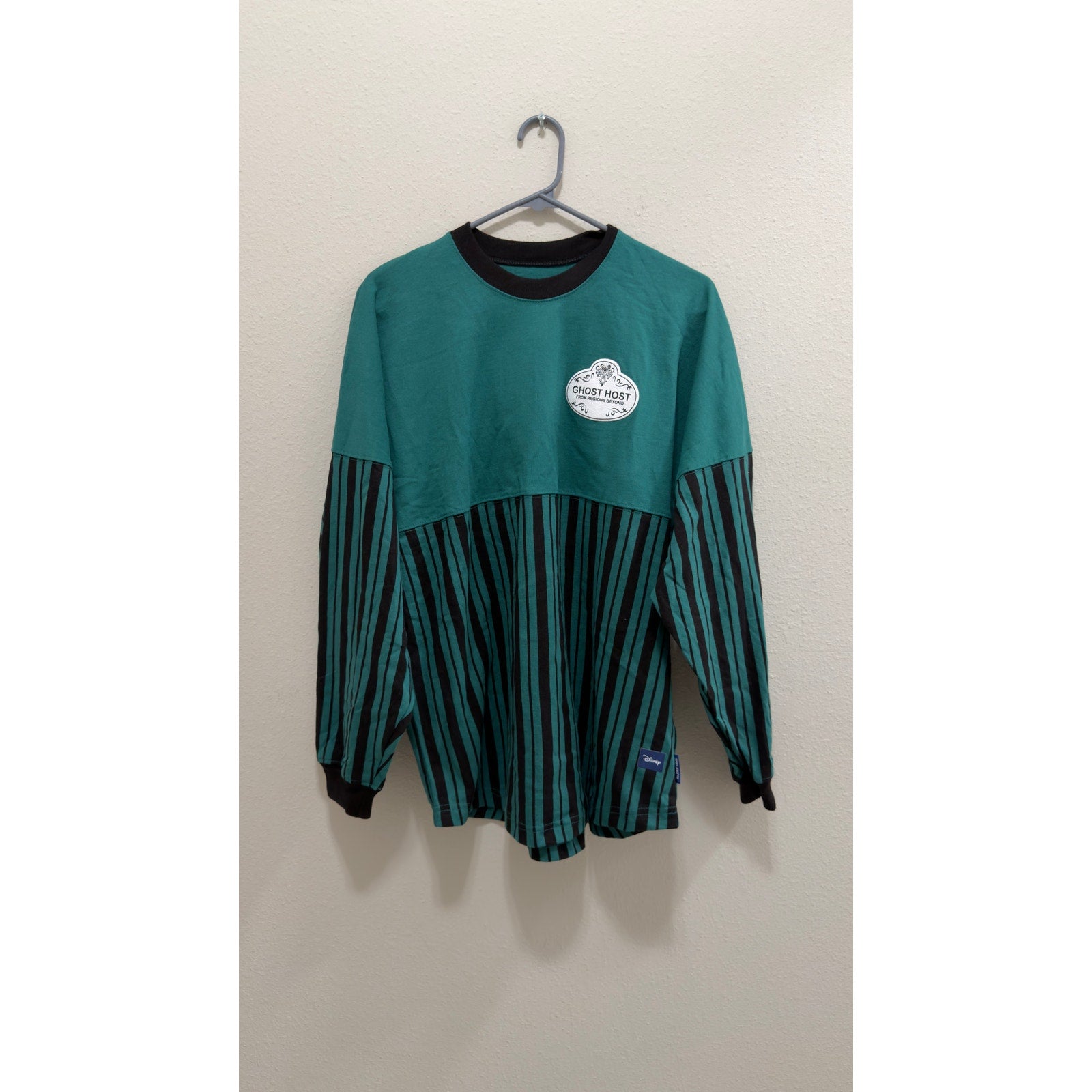 Walt Disney World The Haunted Mansion "Ghost Host" Spirit Jersey NWT Small