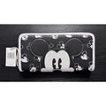 Disney Parks x Loungefly Mickey Mouse Black & White Icons Faces Wallet NWT