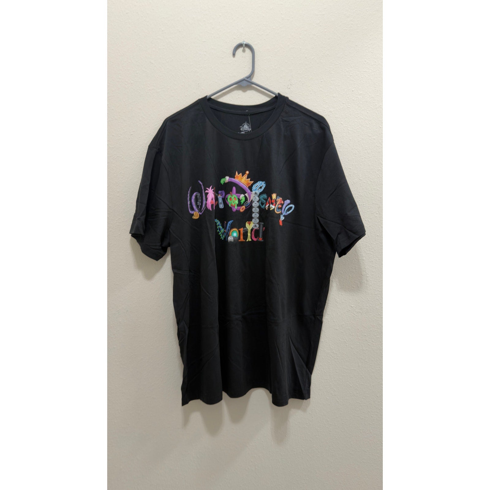 Disney Parks Walt Disney World Villains Logo Graphic T-Shirt NWT Large