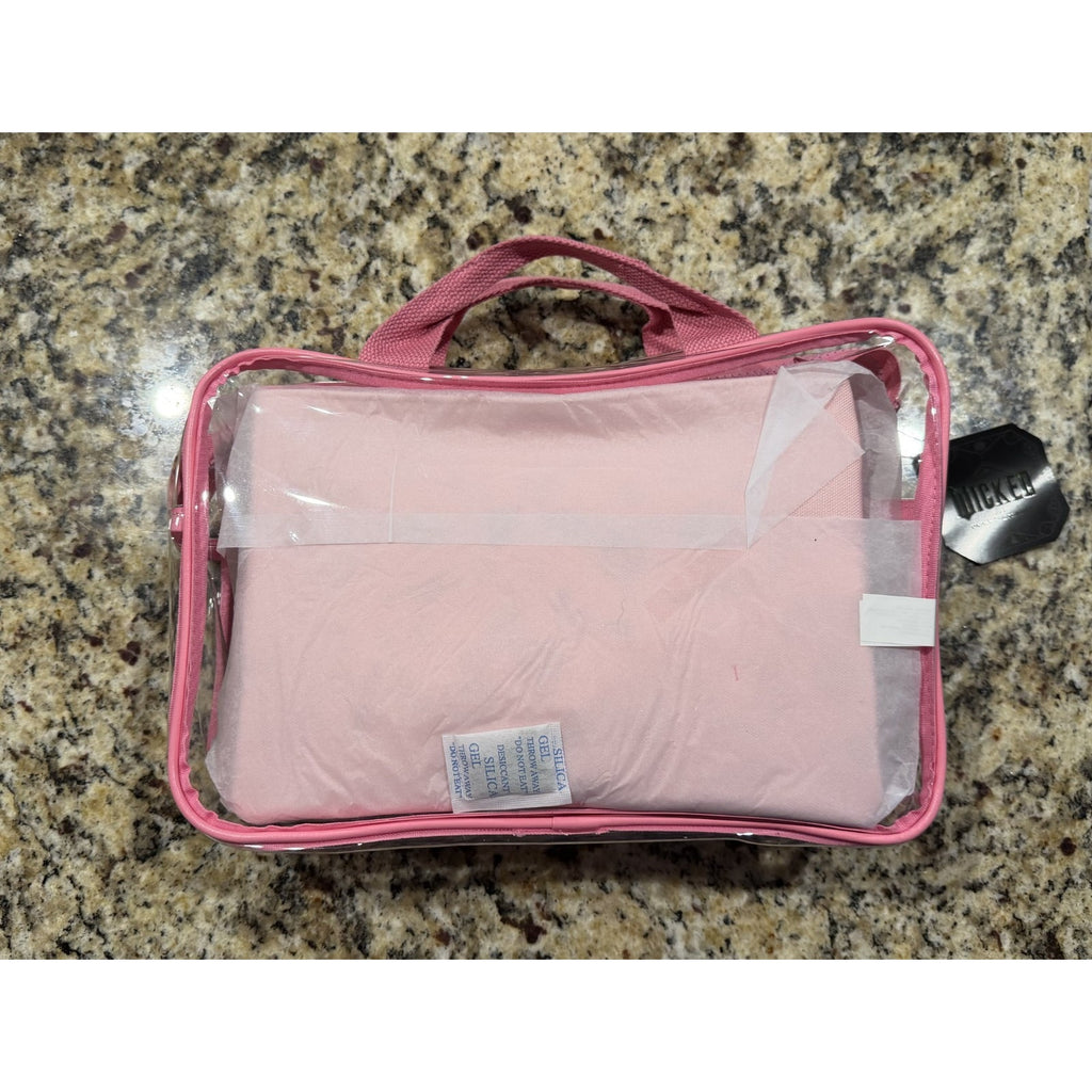 NEW Wicked Musical 3-Piece Cosmetic Bag Set - Clear & Pink