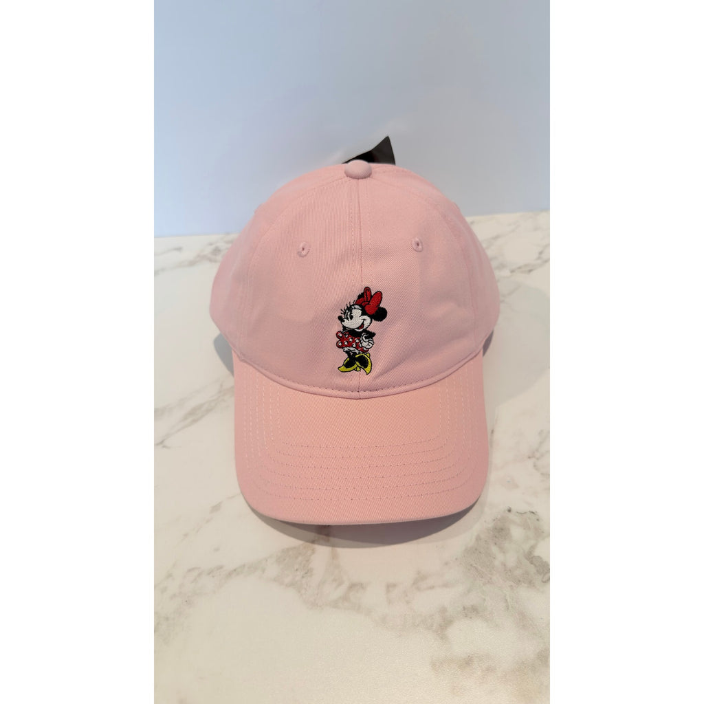 NEW Disney Minnie Mouse Pink Embroidered Adjustable Dad Hat