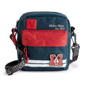 Bioworld Disney Mickey Mouse Varsity Crossbody Bag Red Blue NWT