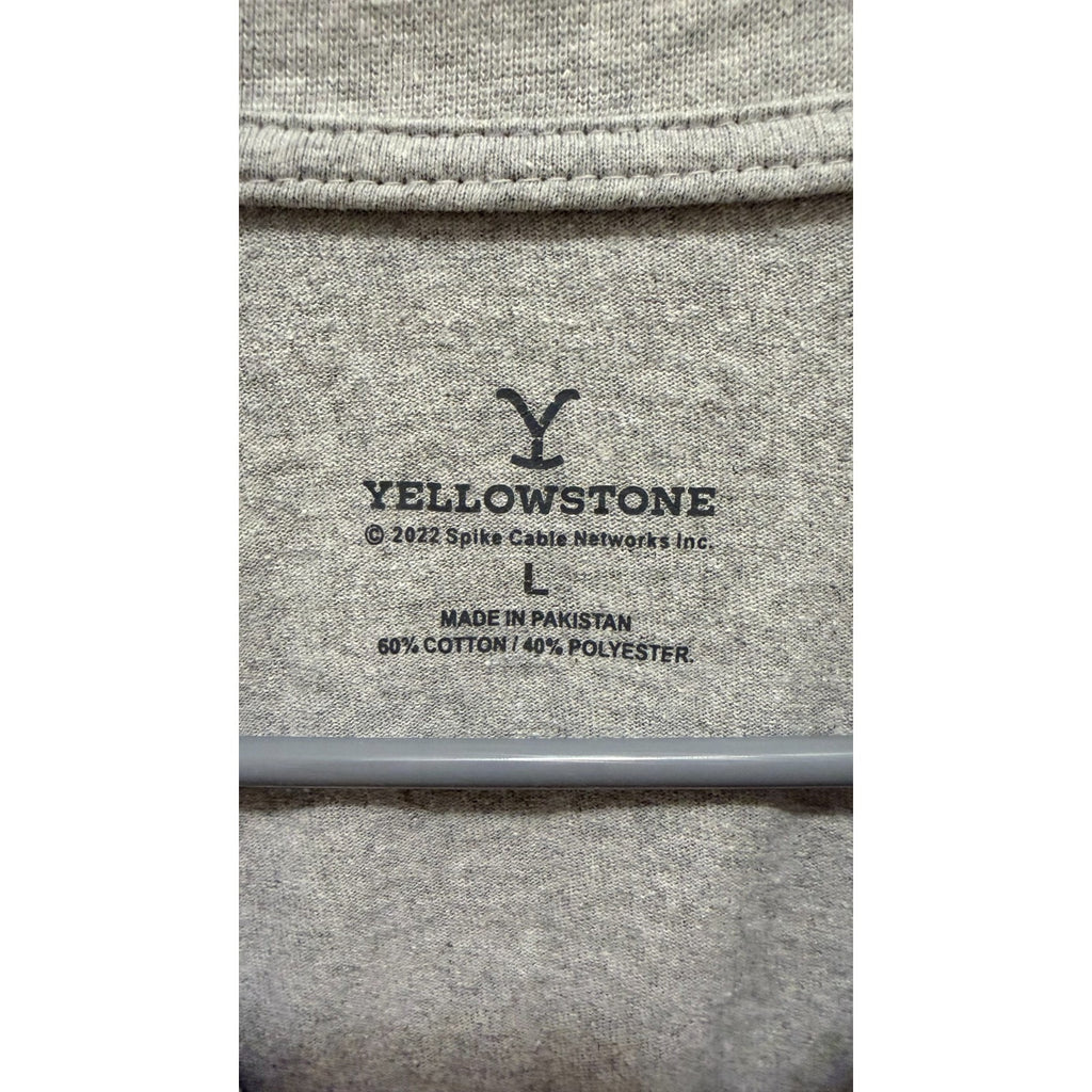 Yellowstone TV Show "Dutton Ranch" Long Sleeve Shirt - Men’s Large - Preowned