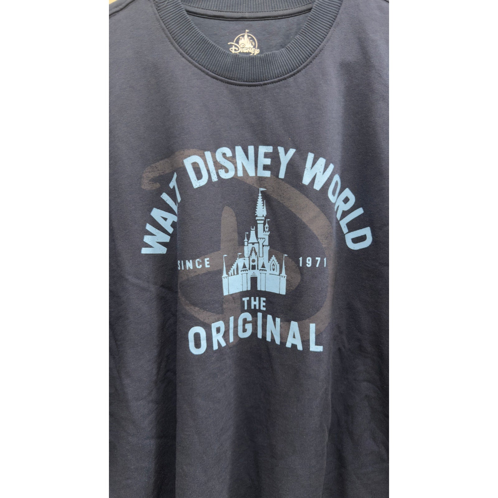 Walt Disney World Cinderella Castle "The Original" Crewneck Sweatshirt NWT Large