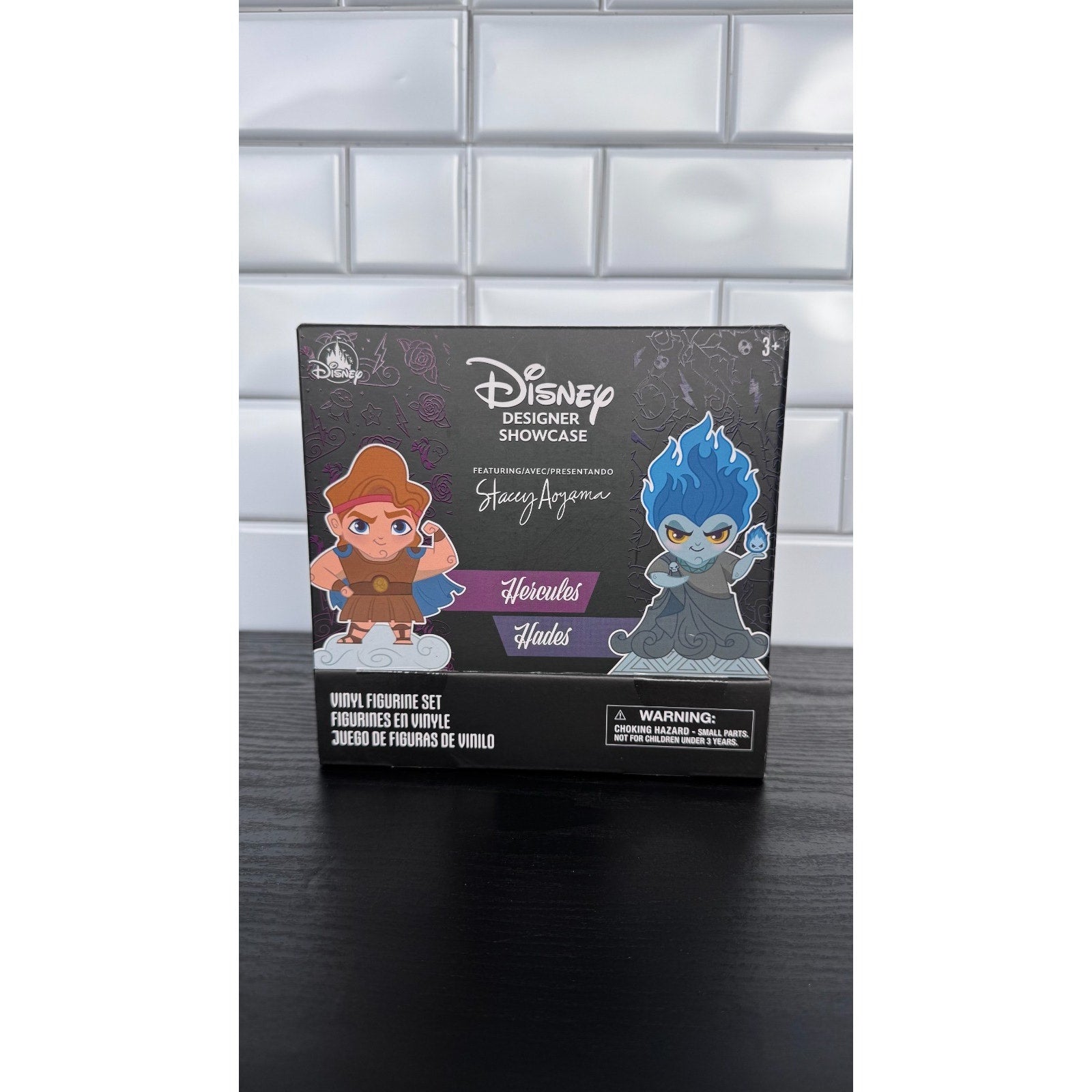 Disney Designer Showcase Stacey Aoyama Hercules Hades 2 Pack Vinyl Set NEW