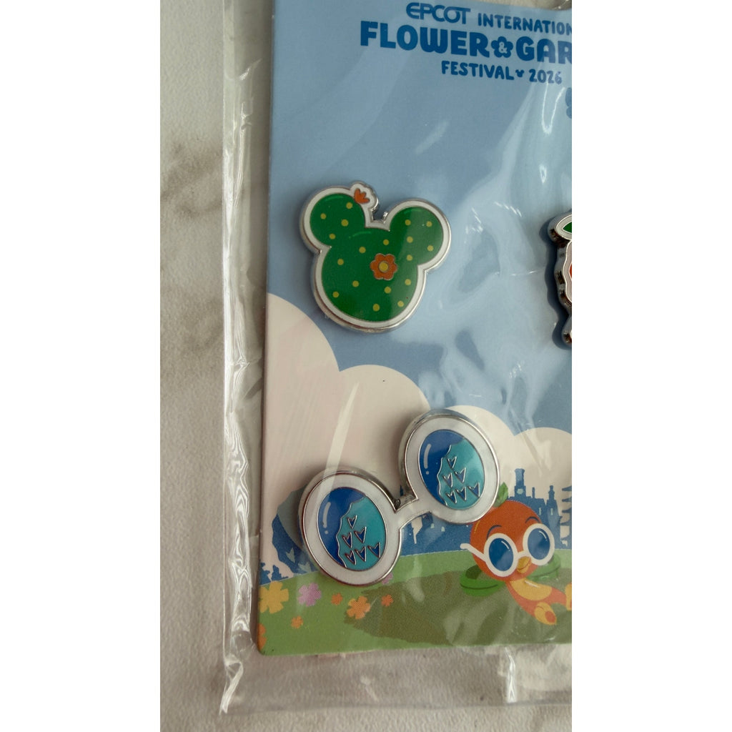 Disney Parks 2026 EPCOT Flower & Garden Festival Plant Magnets Set of 4 NEW
