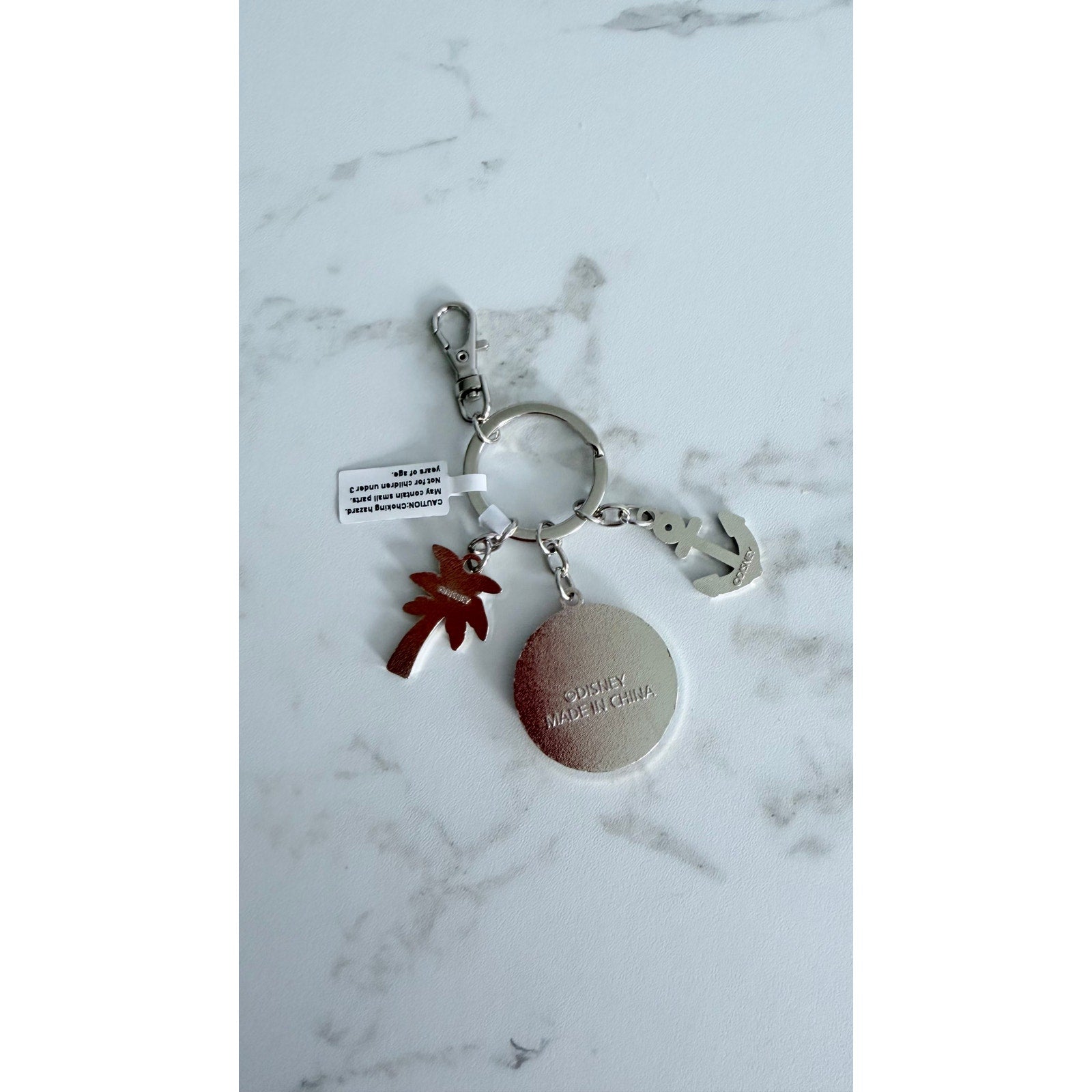 Disney Cruise Line Castaway Cay Beach Ball Charm Keychain NEW