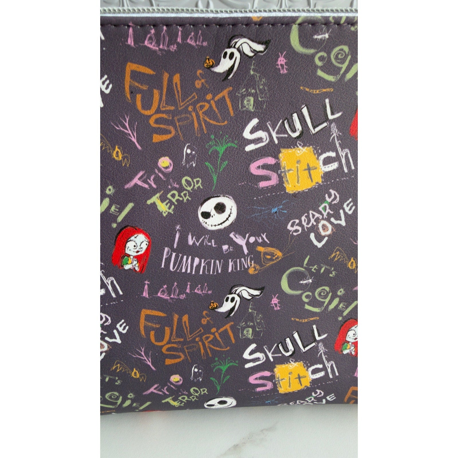Disney The Nightmare Before Christmas Jack Skellington Makeup Bag NEW