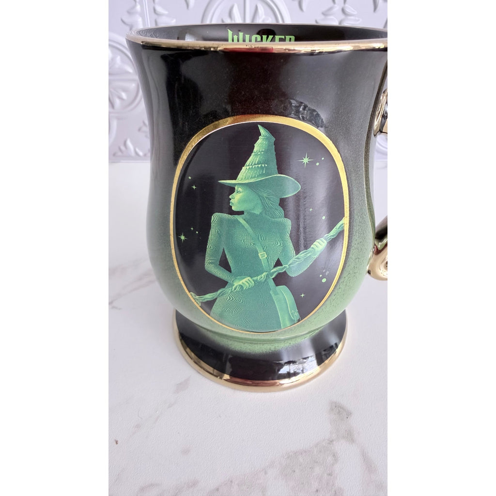 Wicked Movie Defying Gravity Elphaba Ceramic Mug 17.5 oz Silver Buffalo NEW