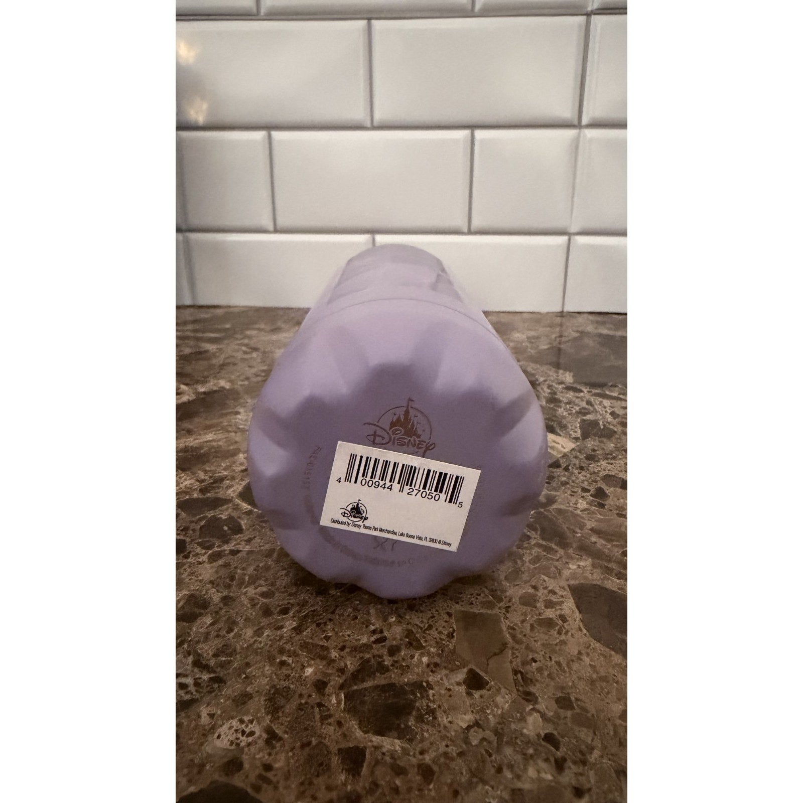 Disney Parks Tomorrowland "Purple Wall" Stainless Steel Water Bottle - Imperfect