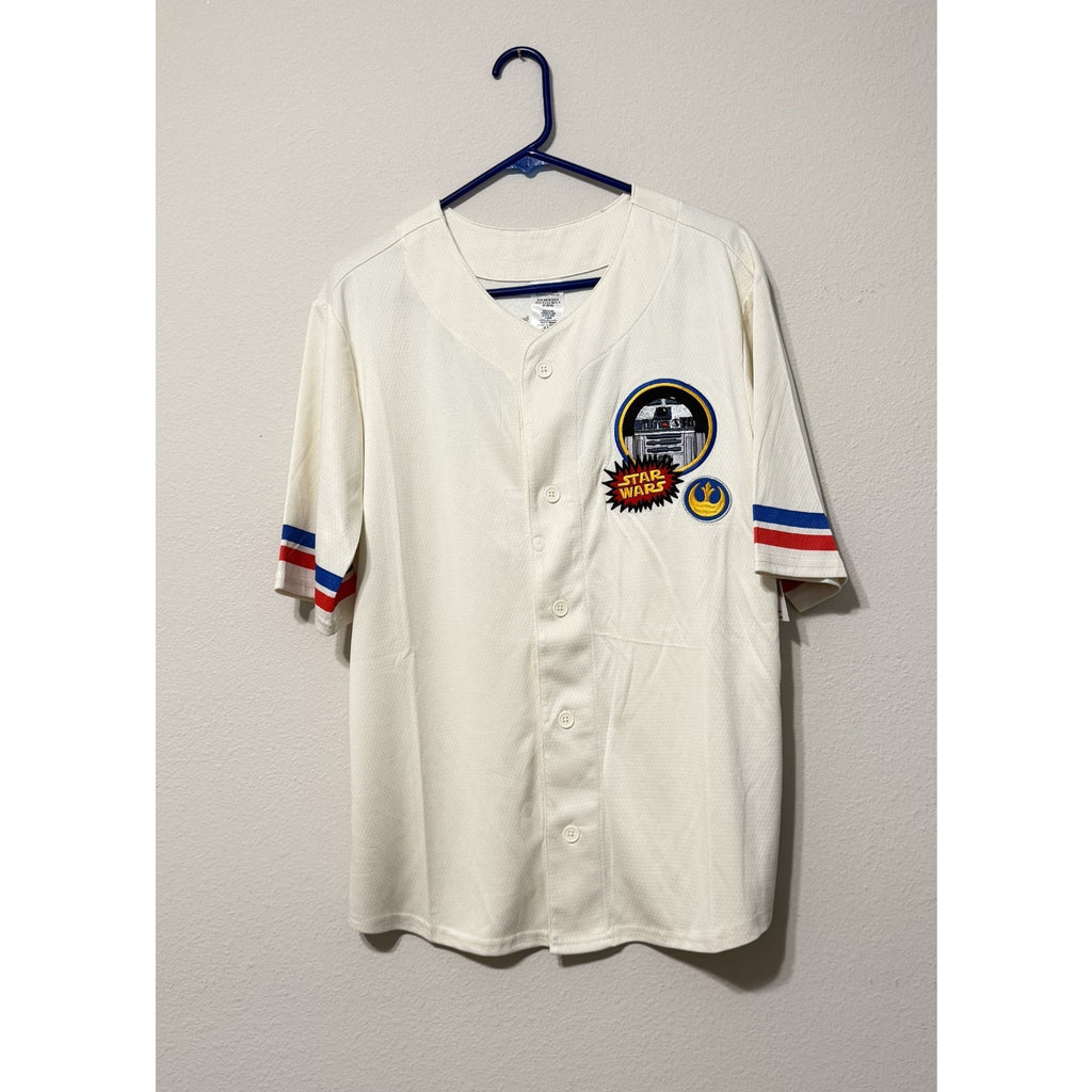 NWT Disney Star Wars R2-D2 Baseball Jersey - Adult Medium