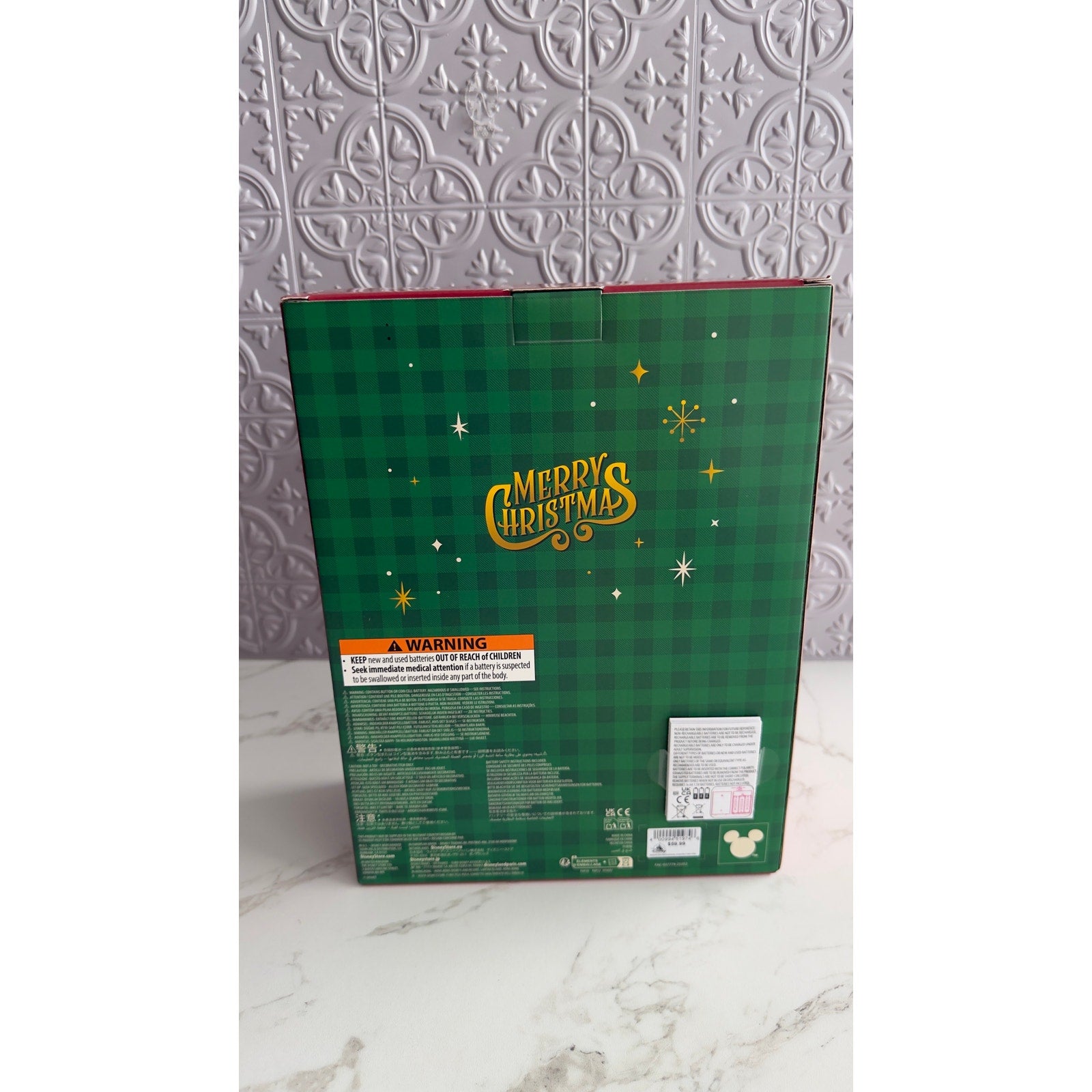 Disney Tinker Bell Light-Up Tree Topper Peter Pan Christmas Wishing Star NEW