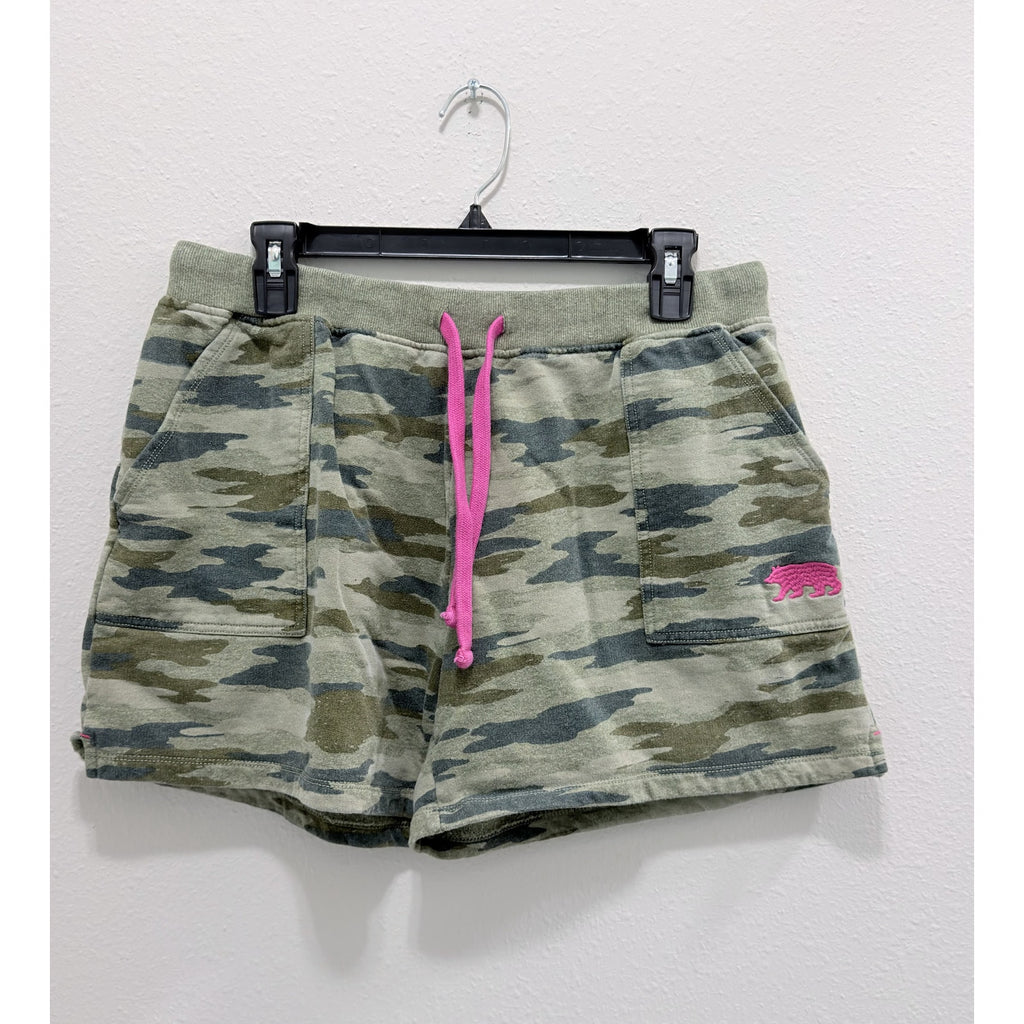 Hatley Heritage Women's Woodland Camo Lounge Shorts - Large Preowned