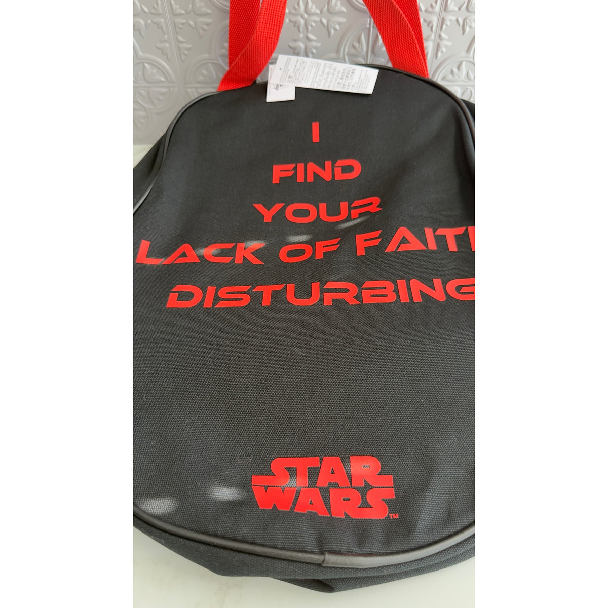 Disney Parks Star Wars May the 4th 2026 Darth Vader Helmet Canvas Tote Bag NWT