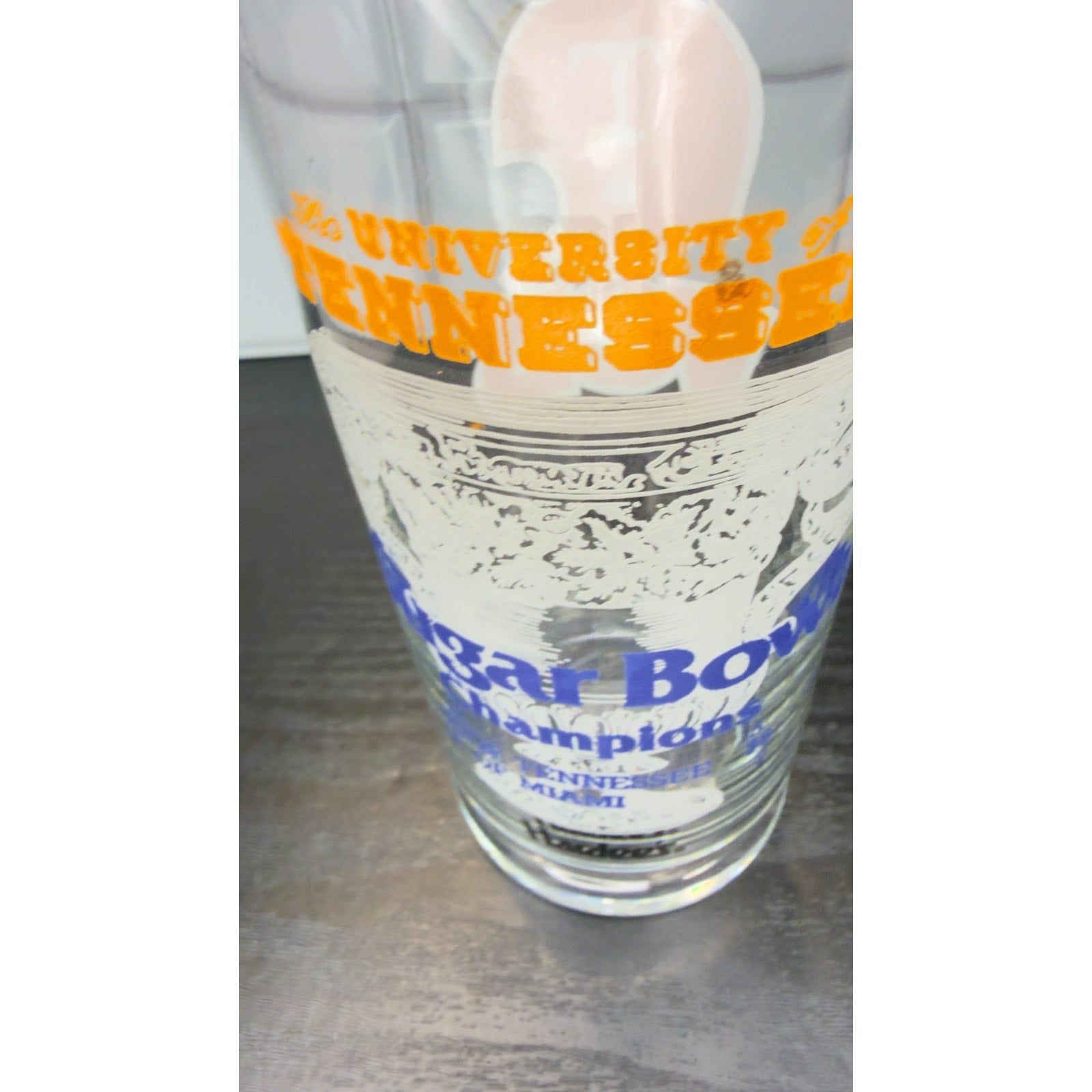 Vintage 1985 Hardee’s University of Tennessee Sugar Bowl Glass