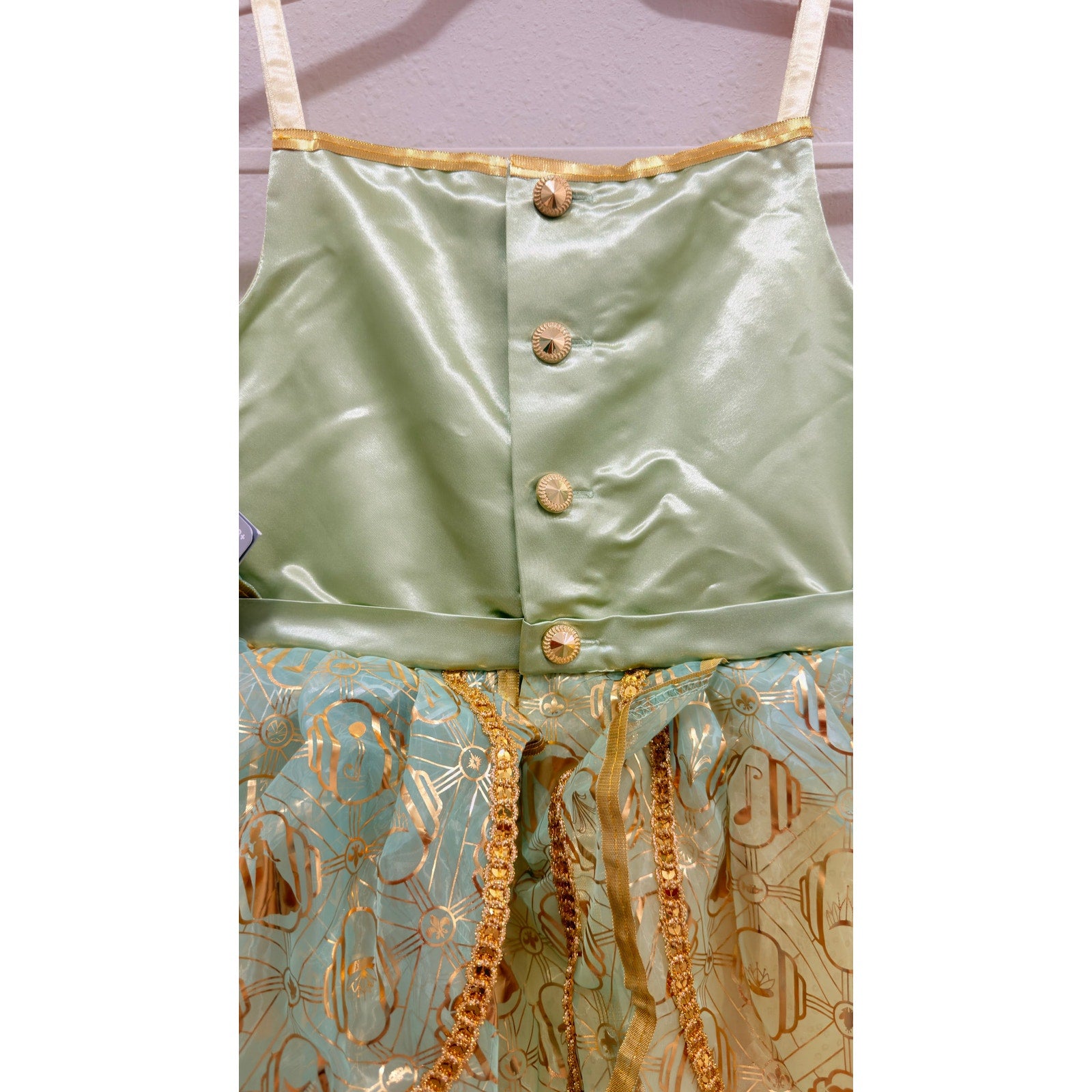 Disney Parks Princess Tiana Costume Dress – Youth Size 7/8 NWT