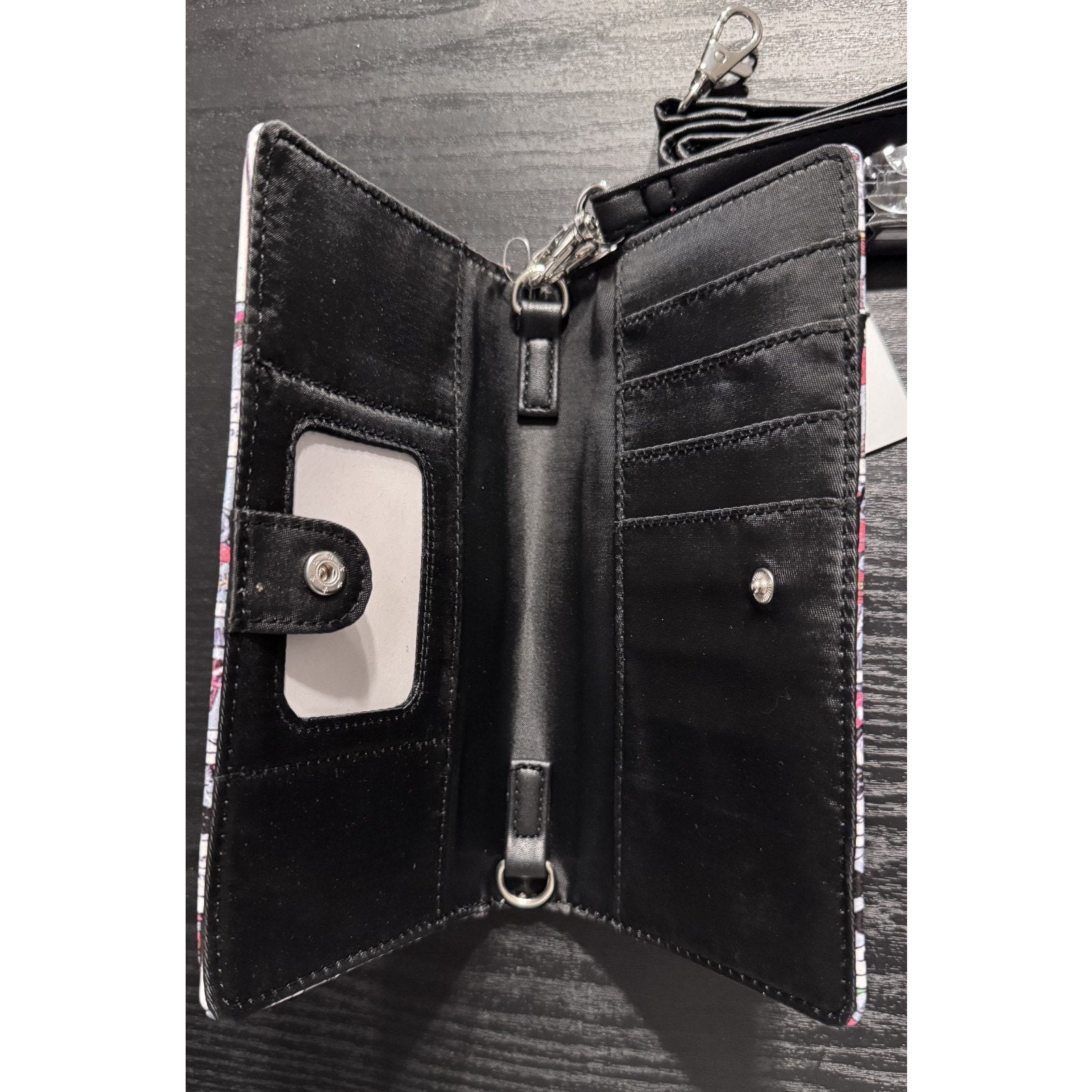 Disney Parks Mickey Mouse Comic Strip Wallet with Wristlet & Shoulder Straps NWT